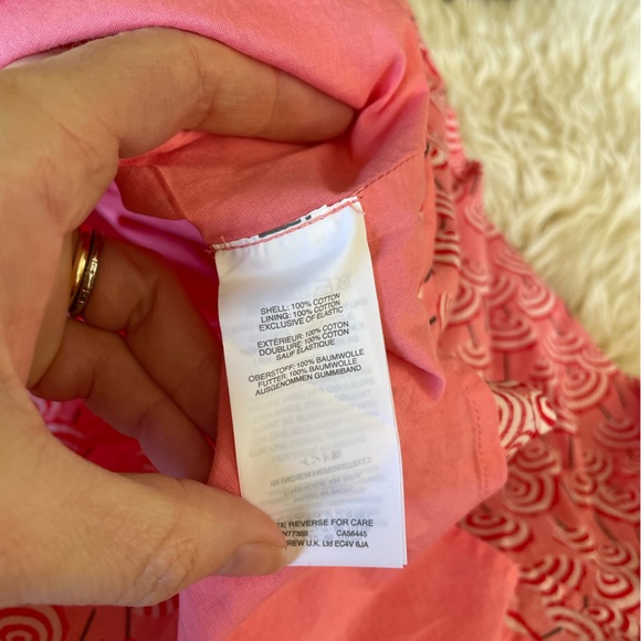 NWT J. Crew Crewcuts smocked bodice dress in umbrella print pink red sundress - Picture 4 of 9